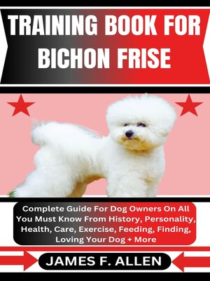 cover image of TRAINING BOOK FOR BICHON FRISE